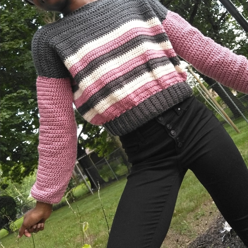 Handmade Striped Sweater - Picture 4 of 7